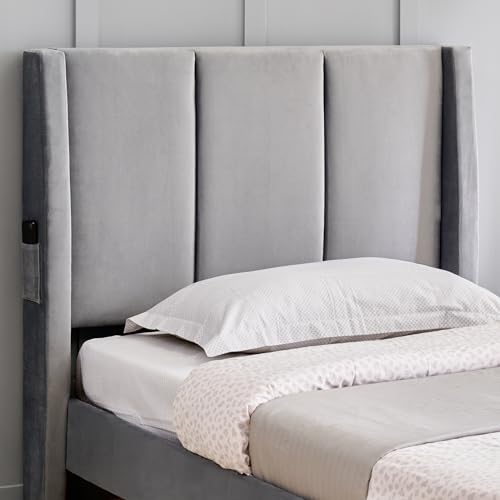 Image of Home Centre | Helios - Bravo | Engineered Wood | Single Beds | Grey | 1 Year Warranty