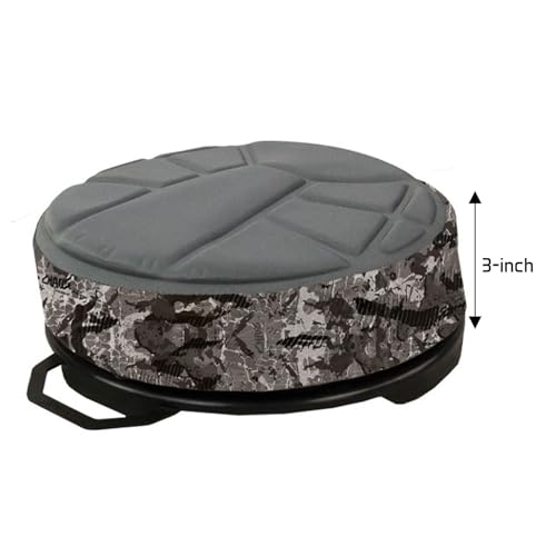 Asiento de cubo Hawk de espuma viscoelástica negro ergonómico 2