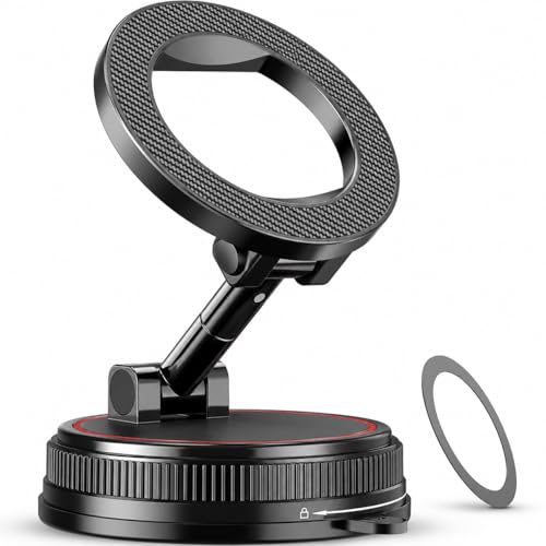 Magnetic Car Phone Holder Mount, Compatible with MagSafe, 108LBS...