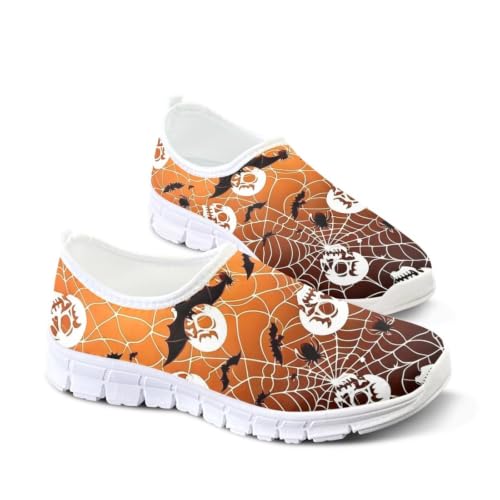 Image of Floral Sneakers for Women Colorful Art Shoes for Women Slip On Casual Work Shoes