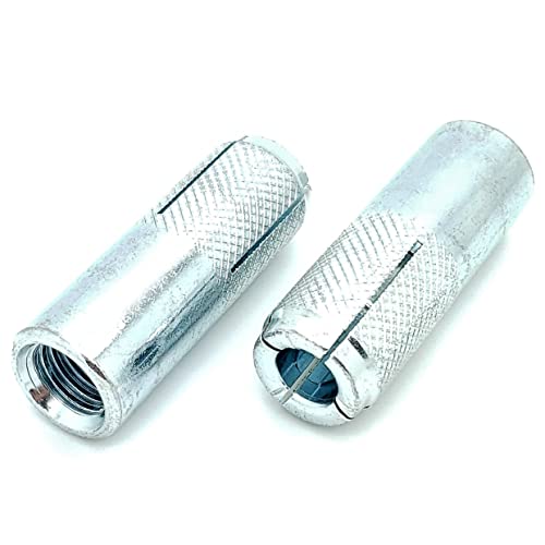 Two (2) 5/8″ Inch Premium Zinc Plated Carbon Steel Knurled Drop in