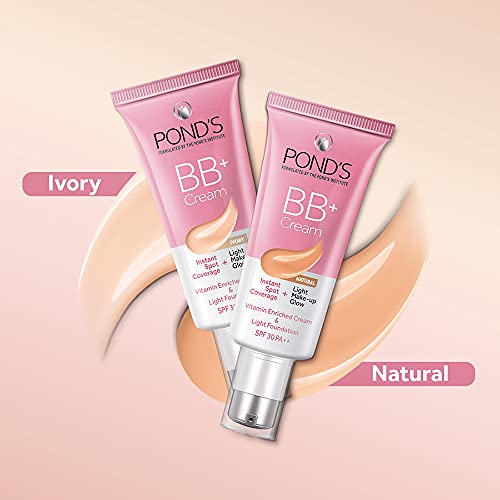 POND's Bb+ Light Coverage Cream, Instant Spot Coverage For Normal Skin + Natural Glow, 01 Original 30 G, Pack Of 1 - Image 7