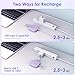 Small Portable Charger 5000mAh,iWatch Wireless Charger Mini Power Bank with Built-in Cable,Travel Keychain Charger for Apple Watch 11/10/9/8/Ultra/7/6/Se/5/4,iPhone 17/16/15/14/13/12,Android Phone