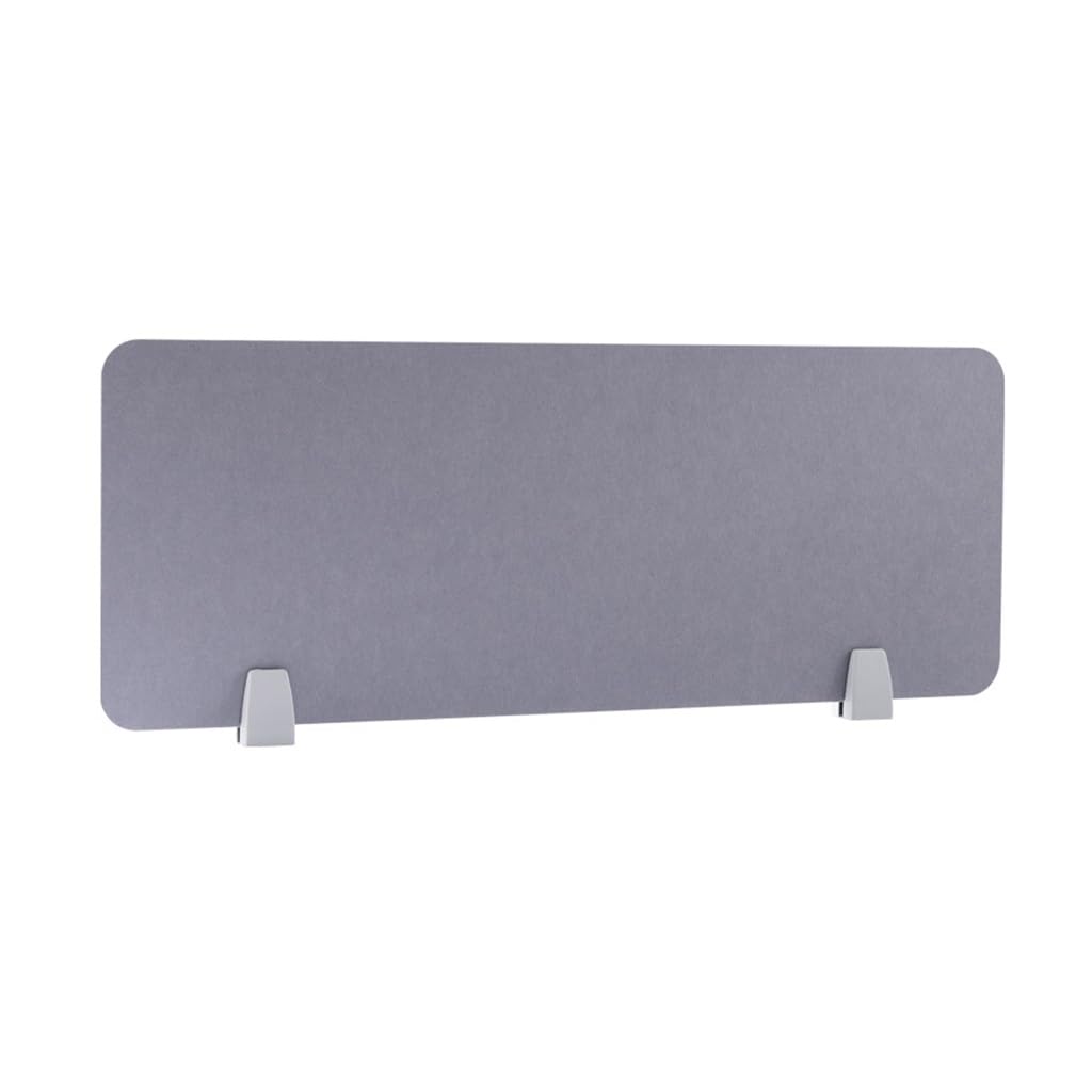 LWJSOCP Desk Privacy Divider, Desk Privacy Panel Acoustic Freestanding Desk Divider Desk Partition Noise Reducing Lightweight With Support Feet For Table(Gray-A,30X120CM)