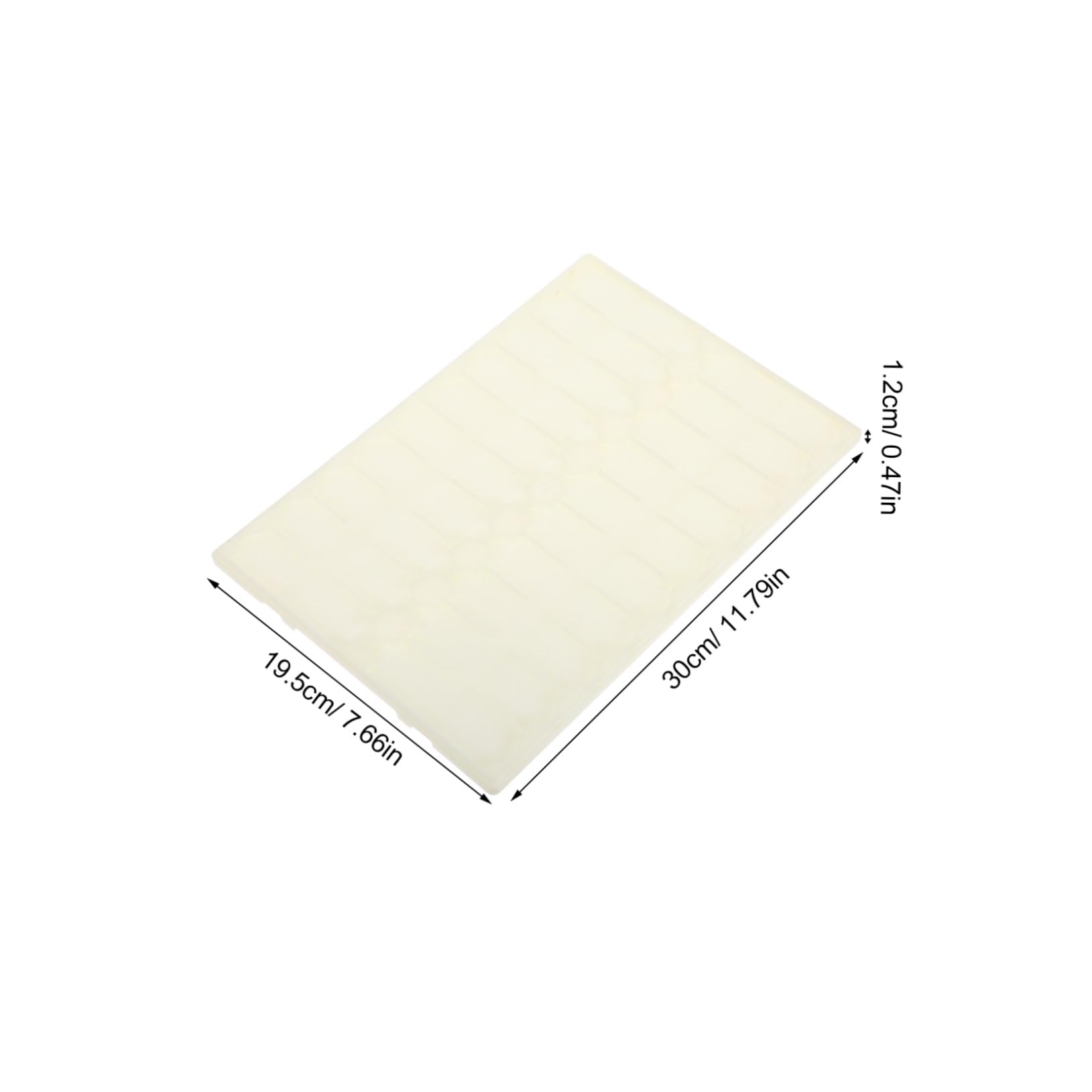 Sosoport 4pezzi Piastra Portavetrini da Microscopio Posti Supporto per Vetrini in Plastica Robusta Essiccatore per Vetrini da Laboratorio per Ricerca e Insegnamento