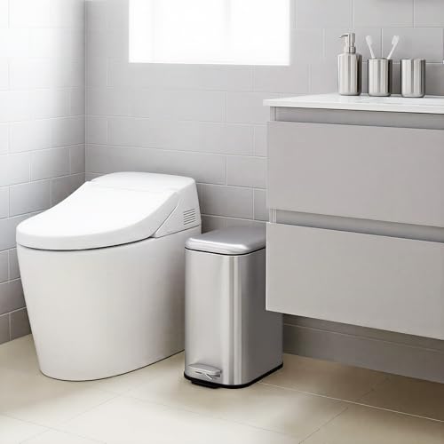 Papelera delgada GarveeTech 12 litros acero inox. miniatura 2
