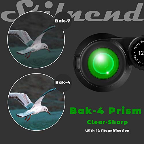 Binóculos para adultos de alta potência 30,5 x 127,5 cm para zoom HD à prova d'água, binóculos pote