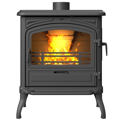 Estufa de leña libre de hierro fundido