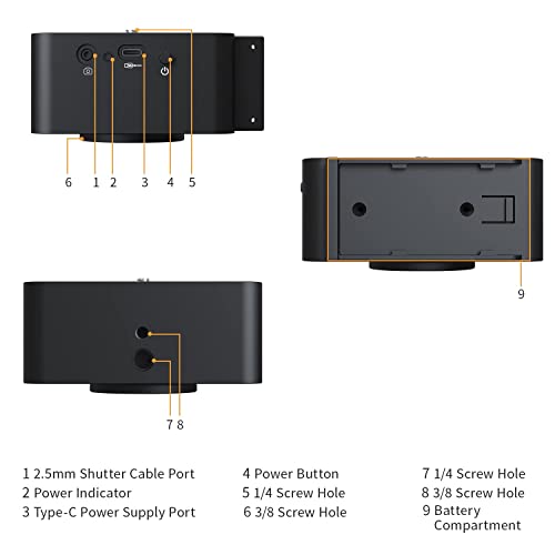 Yc Onion Motorized Tripod Head Pan App Control. 360° Multi-Angle Rotating Panoramic Shooting.universal 1/4 Screw Hole/Compatible With Most Mobile Phone Stabilizers… #TOP5