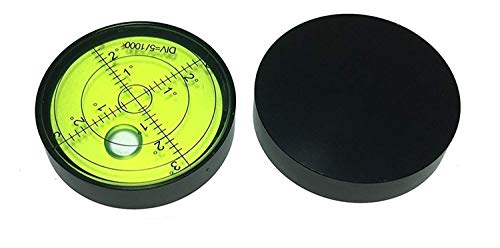 umei Bullseye Niveau de surface rond à bulles horizontales de haute précision pour instruments d'arpentage et tribrachs, 60 mm, précision 15'/2 - Image 5