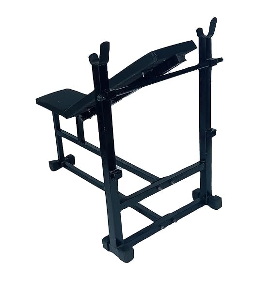 Image of SPIRO Heavy Duty 3in1 Double Support (Incline /Decline /Flat) Weightlifting Bench (Utility Exercise Bench for Weight Strength Training for Full Body Workout & Home Gym