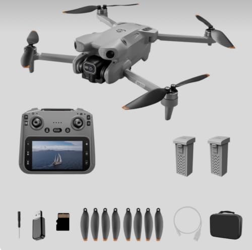 Image of 4k rEmOtE CoNtRoL DuAl cAmErA DrOnE 1080P Wi-fI SeLfIe gEsTuRe rC DrOnE WiTh oBsTaClE AvOiDaNcE BrUsHlEsS MoToR OnE KeY TaKe-oFf & lAnDiNg 4.5 iNcH LcD DiSpLaY (GT50) 63% off