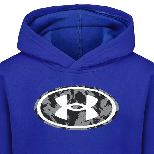 Image of Under Armour Boys' Fleece Pullover Hoodie Sweatshirt, Soft & Comfortable, Relaxed Fit