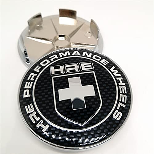 TJGMWXW 4pcs 68mm HRE Performance Wheel Center Cap Car Rims Hubcaps Cover Donkey Skull Punisher Emblem Badge Hub Auto Styling