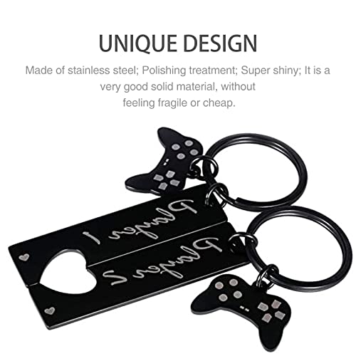 Sixgod 2 Pcs Boyfriend Gifts Matching Keychains Gamers Gifts Player 1 Player 2 Personalized Gift For Boyfriend And Girlfriend Couple Anniversary Birthday Gift For Women Men Husband #TOP1