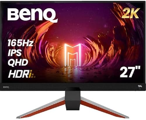 BenQ MOBIUZ EX2710Q Gaming Monitor (27 inch, IPS, 1440P, 165 Hz 1ms HDR 400, FreeSync Premium, 144 Hz compatible)