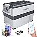 EUHOMY Nevera portátil con compresor de 12 V, 45 L, con aplicación controlada, 12 V/240 V, frigorífico de -20 ℃ a 20 ℃, nevera portátil para camping, viajes, camiones
