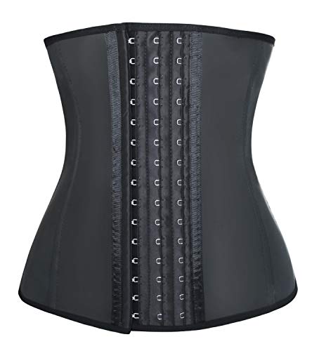 Charmian - Corsé para mujer, látex, ballena de acero