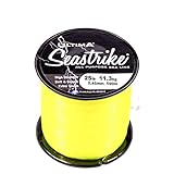 Aprobado por UKSF. ULTIMA Seastrike Sterk - Sedal de Pesca para Hombre (Bobina de 115 g), Hombre, Amarillo, 0.35mm - 15.0lb/6.8kg