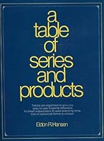 Table of Series and Products (Automatic Computation) 0138819386 Book Cover