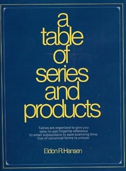 Hardcover A Table of Series and Products Book