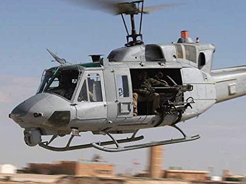 Flight Modal Rc Helicopter 500 Uh-1N Iroquois Pre-Painted Fuselage #TOP6