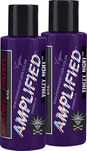 Manic Panic Violet Night Hair Color Amplified 2PK