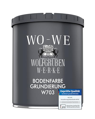 WO-WE Grundierung für Bodenfarbe Epoxidharz Bodenbeschichtung Primer Beton Haftgrund W703-1kg