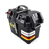 Imperméable. Miganeo Boîtier de batterie pour moteur de bateau moteur électrique bateau pneumatique moteur électrique tuyau Bateau Hors bord