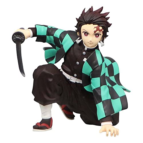FURYU Bodyd tanjiro statue with katana 11cm, Green