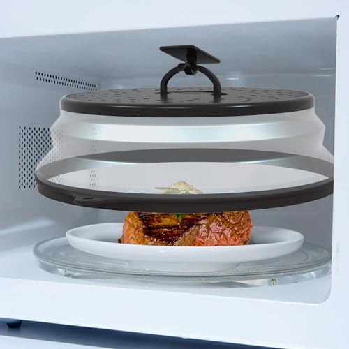 Clear Magnetic Microwave Splatter Cover With Steam Vent - Reusable, Easy-Clean Lid 3 thumbnail image