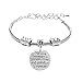 Love Between a Grandmother and Grandson is Forever Bracelet - Personalized Jewelry Gift - 10’’