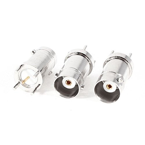 Adaptador Conector BNC Hembra PCB Montaje 3 Piezas miniatura 1