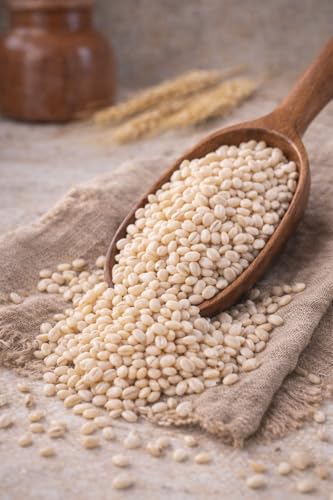 Image of Nourcery Pearl Barley-1kg | Pearled Whole Barlay | High Fiber Jau | Low Glycemic Index | Raw Barley Grain | Healthy by nature | Cooks Like Rice | Ideal for Risottos & Soups | Naturally Gluten Free
