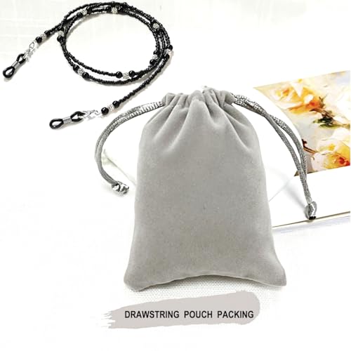 Image of Beaded Eyeglass Chains Glasses Chain For Women Stylish Sunglasses Strap Eye Glass Holders Around Neck Glasses Lanyard