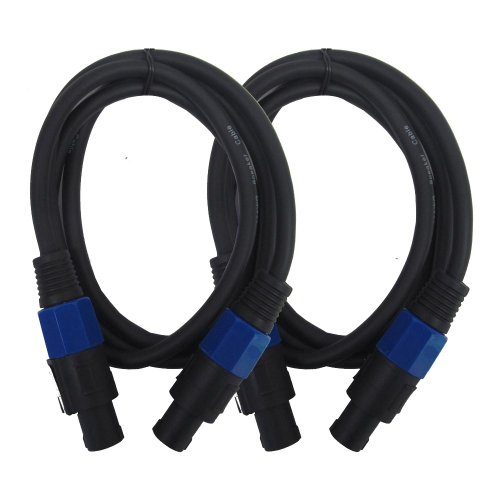 Câble de haut-parleur Speakon Seismic Audio TW12S5 pour éliminer les pertes de son en concert