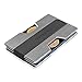 Produktbild Premium Kreditkartenetui aus Aluminium mit Münzfach und Geldklammer Nano - RFID NFC Schutz - Slim Wallet Kartenetui - Filzschutz gegen Kartenabrieb - Geldbörse Portmonee für Minimalisten (Silber)