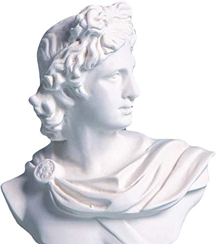Figura decorativa mitología griega en resina Apollo miniatura 3