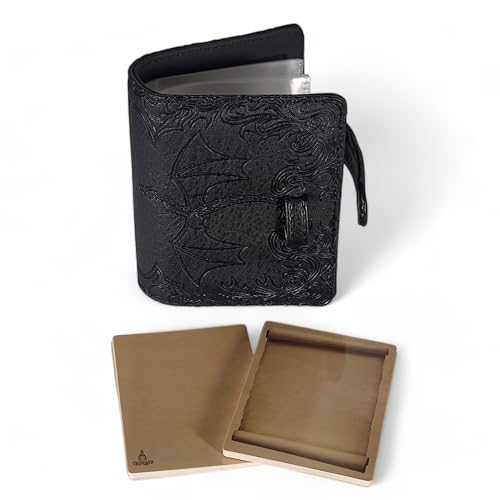 Forged Dice Co. Book of Incantations Spell Card Book - Dragon Edition - Black