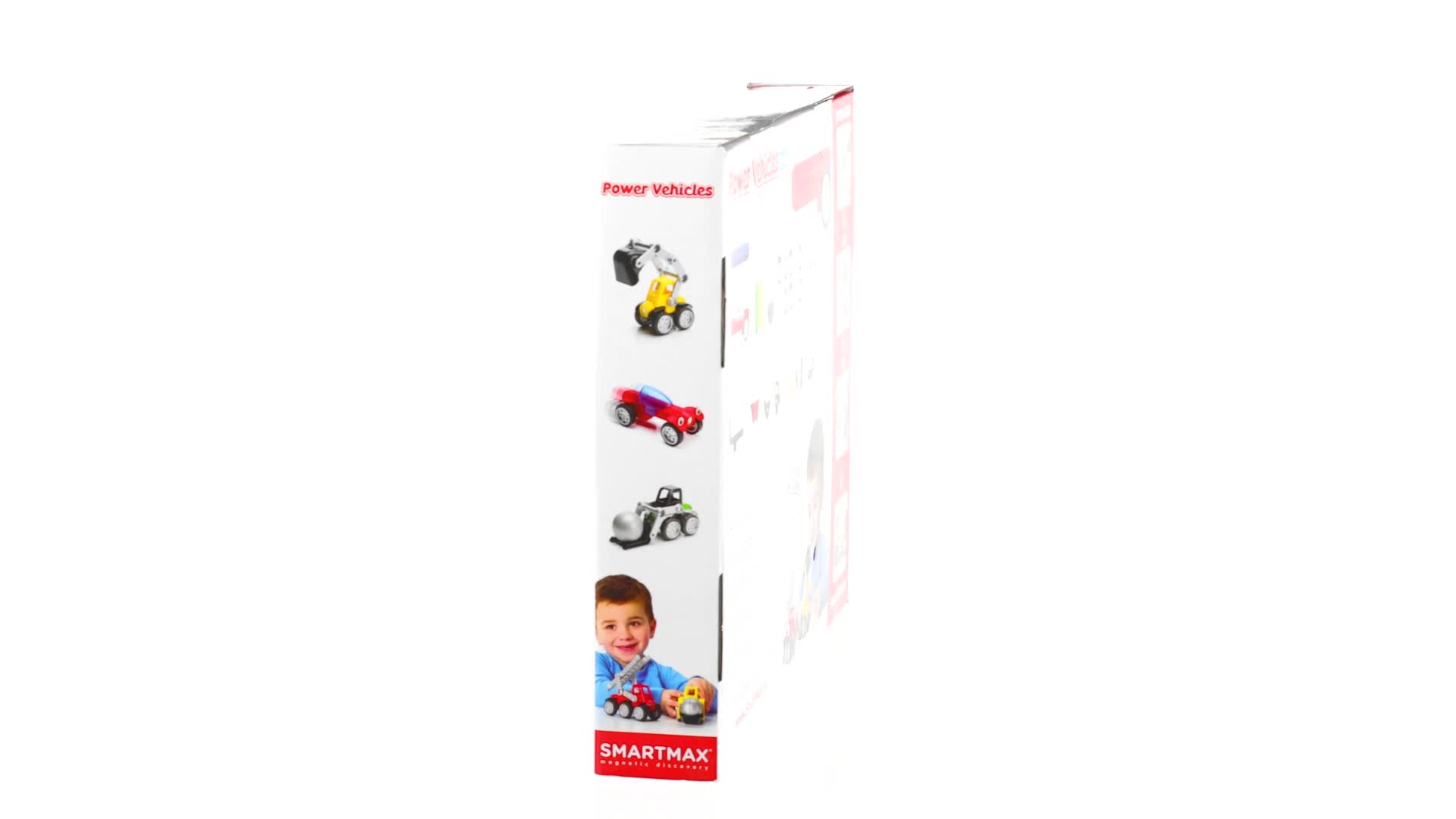 My First SMARTMAX - Power Vehicles, Magnetic Discovery Play Set, 25 Pieces, 3 Years Juego Magnético SMARTMAX Power Vehicles