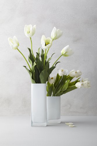 Leonardo Lucca vaas wit, B/H/D: 11/20/9,5 cm, rechthoekig, handgemaakt gekleurd glas, 065955 - Afbeelding 4