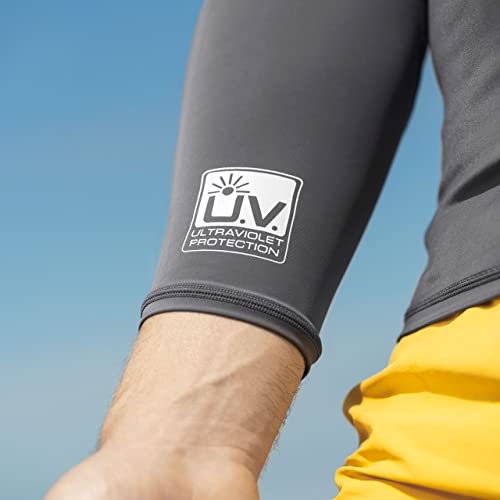 AQUATEC Men's Rash Guards - Short & Long Sleeve3