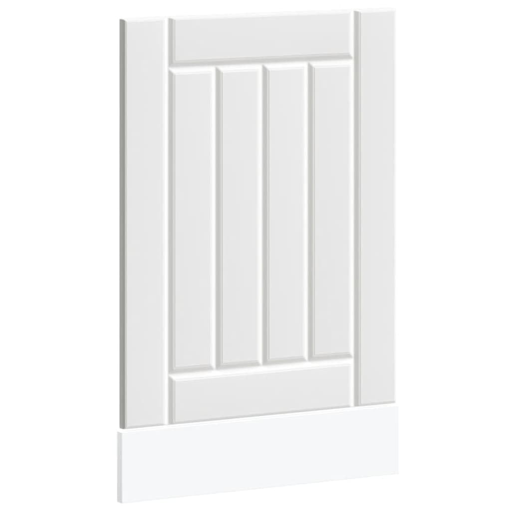 Panneau de porte avant de lave-vaisselle Lucca blanc pour harmoniser la cuisine