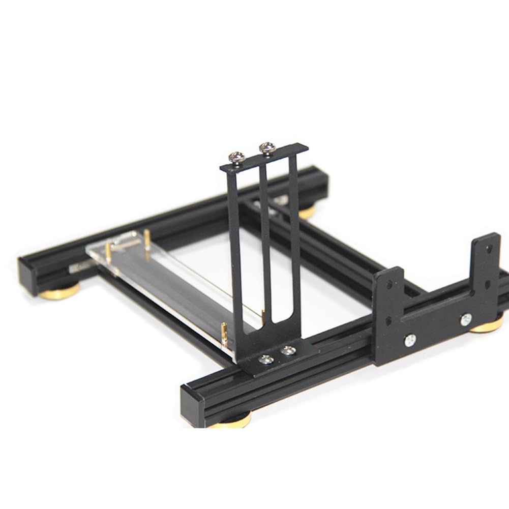 Upgrade GPU + PSU DIY Externes Grafikkarten-Rack mit Power-Basis für ATX PSU Aluminium Unterstützung Dock