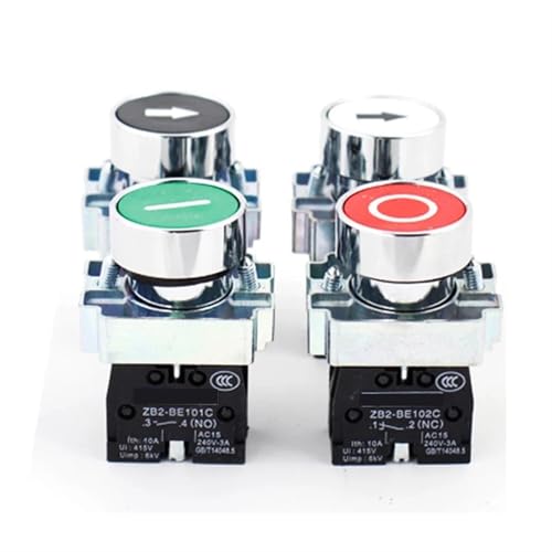 Réinitialisation rotative XB2 bouton poussoir 22mm anti démarrage - 6