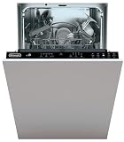 L45P52E QD - Lavastoviglie da Incasso 45 cm Slim 10 Coperti a Scomparsa Totale Classe Energetica E