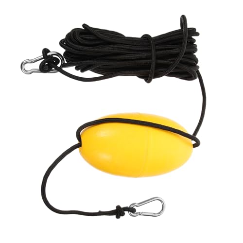 Happyyami Portable Kayak Buoy Ball with Elastic Leash Design Durable Construction for Fishing and Outdoor Activities Boat Float and Buoy Rope Replacement