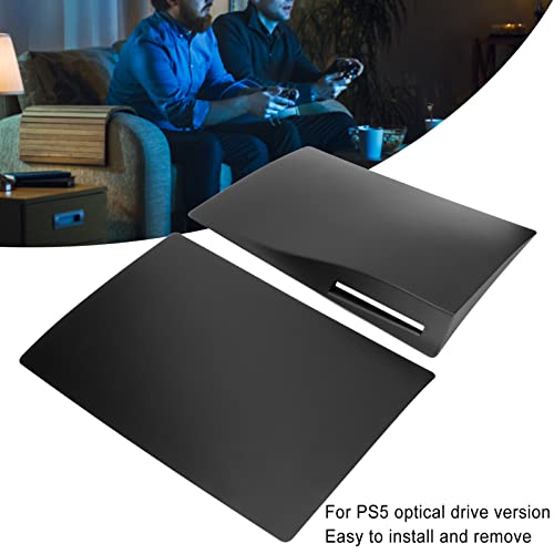 Placa frontal para PS5, tampa frontal de substituição para console de jogos PS5, painel protetor fos