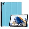 HYMY Hülle für Samsung Galaxy Tab A8 2021 (10.5″) hülle- Flip Case Cover Schutzhülle Samsung Galaxy Tab A8 2021-Skyblue