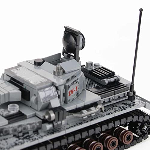 General Jim's German Panzer IV Tank Building Set - 596 Piece WW2 Military Model Kit